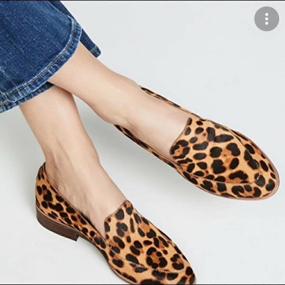 Madewell The Orson Loafer in Leopard Print